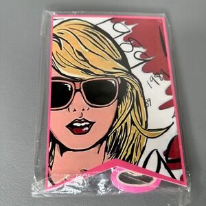 Taylor Swift 1989 Era pink White Black Pop Art Style Banner Flag